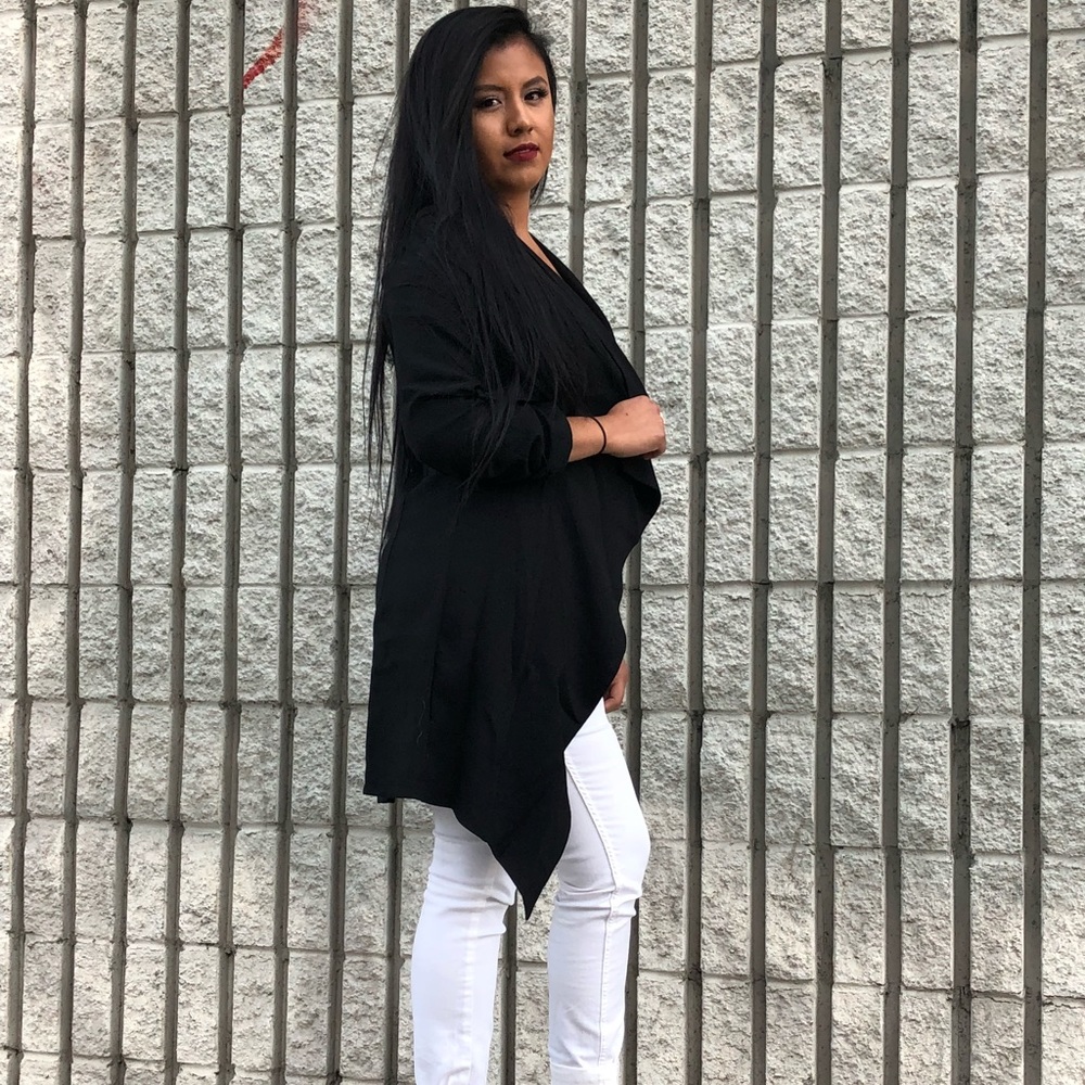 Black Long Cardigan